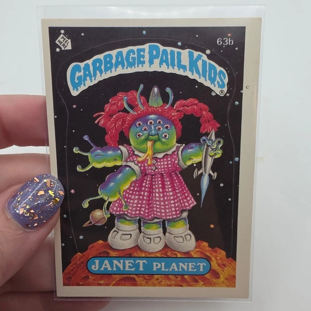 Topps Garbage Pail Kids OS2 Janet Planet Fair 63b